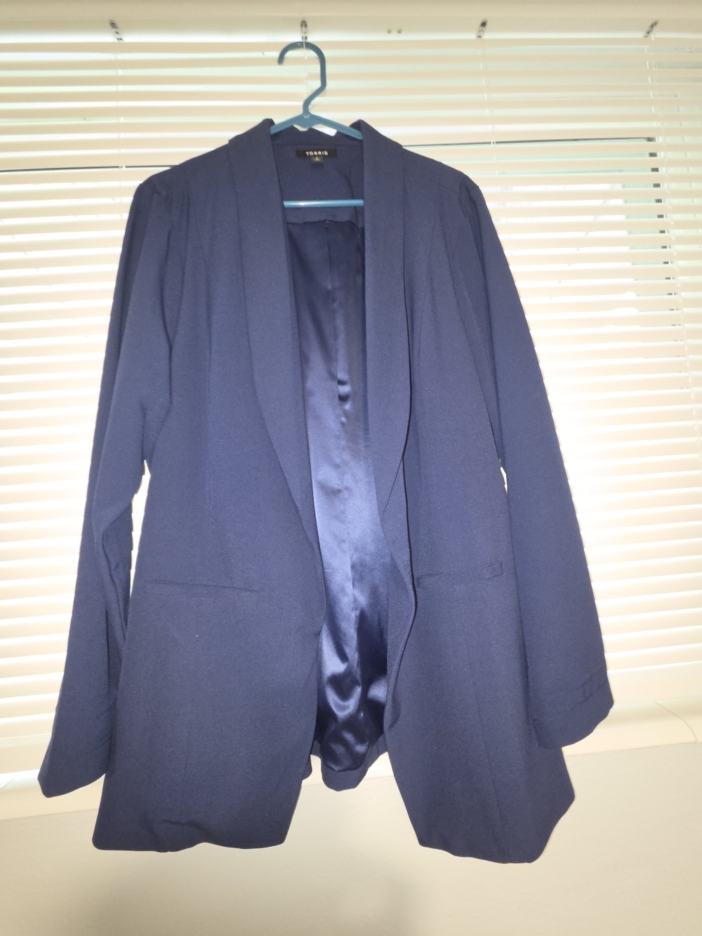 torrid Navy Open-Front Blazer Jacket